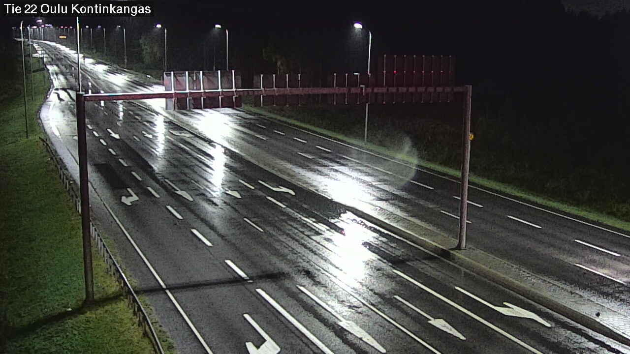 Weather Camera Image Road 22 Oulu Kaukovainio, Oulu, Pohjois-Pohjanmaa