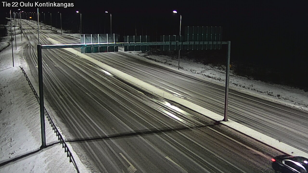Weather Camera Image Väg 22 Oulu Kaukovainio, Oulu, Pohjois-Pohjanmaa