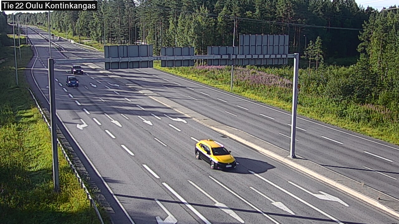 Weather Camera Image Road 22 Oulu Kaukovainio, Oulu, Pohjois-Pohjanmaa