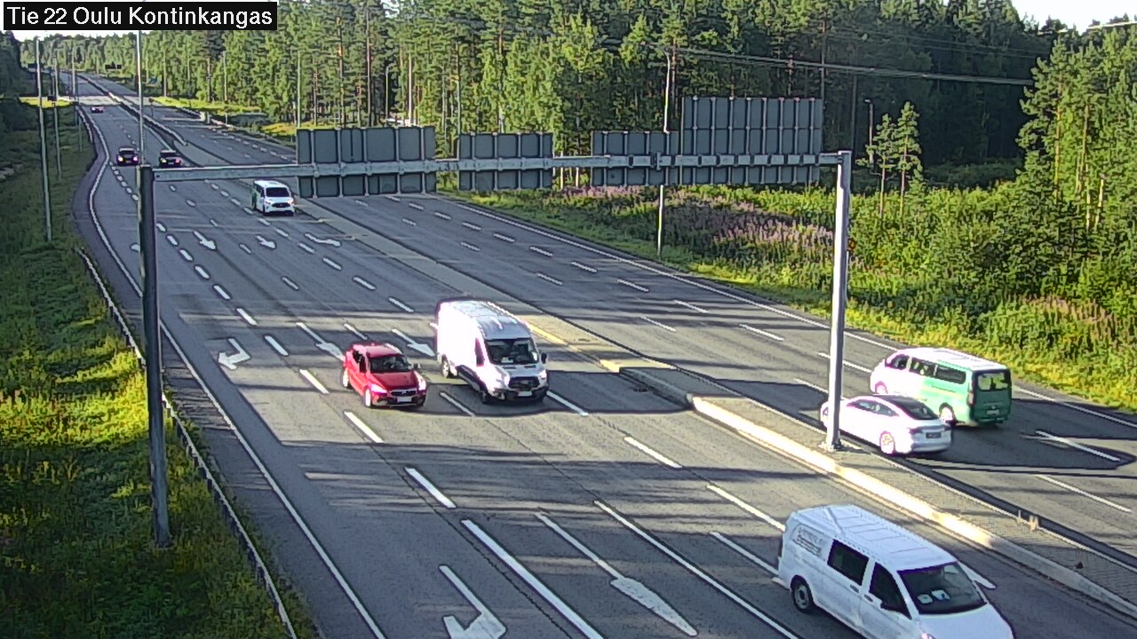 Weather Camera Image Road 22 Oulu Kaukovainio, Oulu, Pohjois-Pohjanmaa