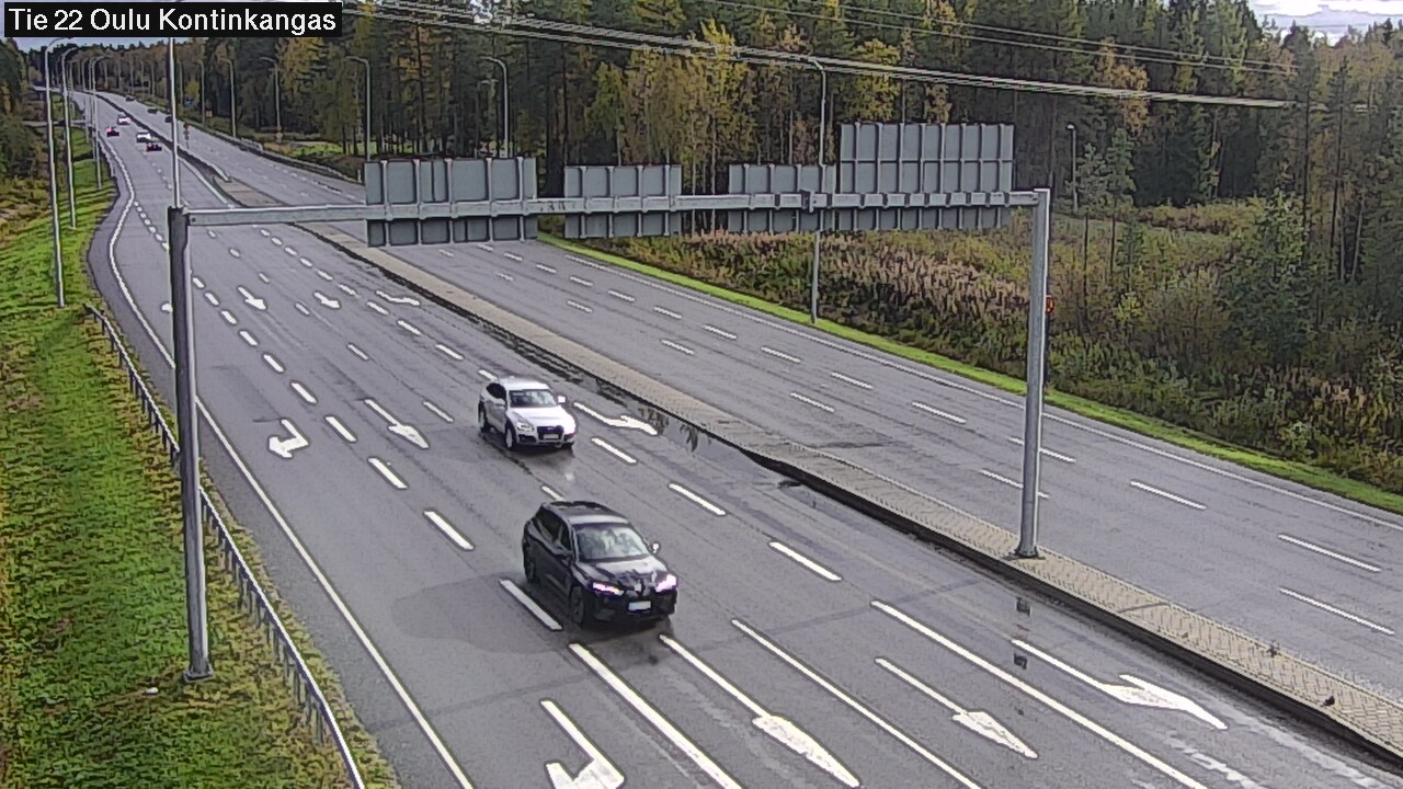 Weather Camera Image Road 22 Oulu Kaukovainio, Oulu, Pohjois-Pohjanmaa