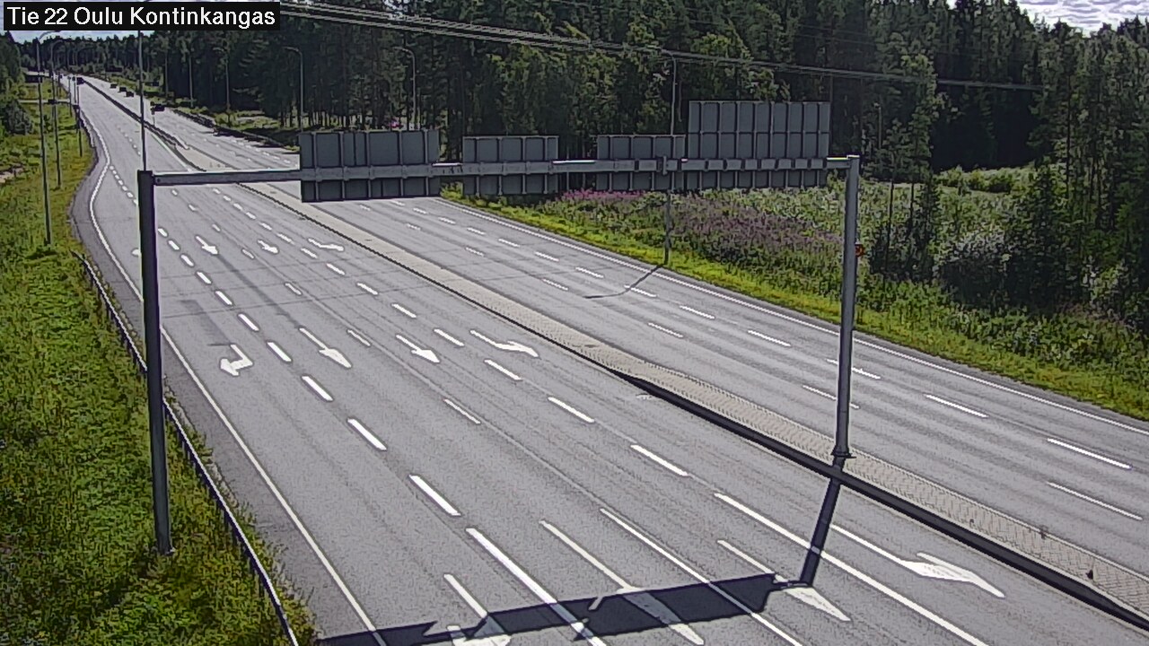 Kelikamerat Kuva Tie 22 Oulu Kaukovainio, Oulu, Pohjois-Pohjanmaa