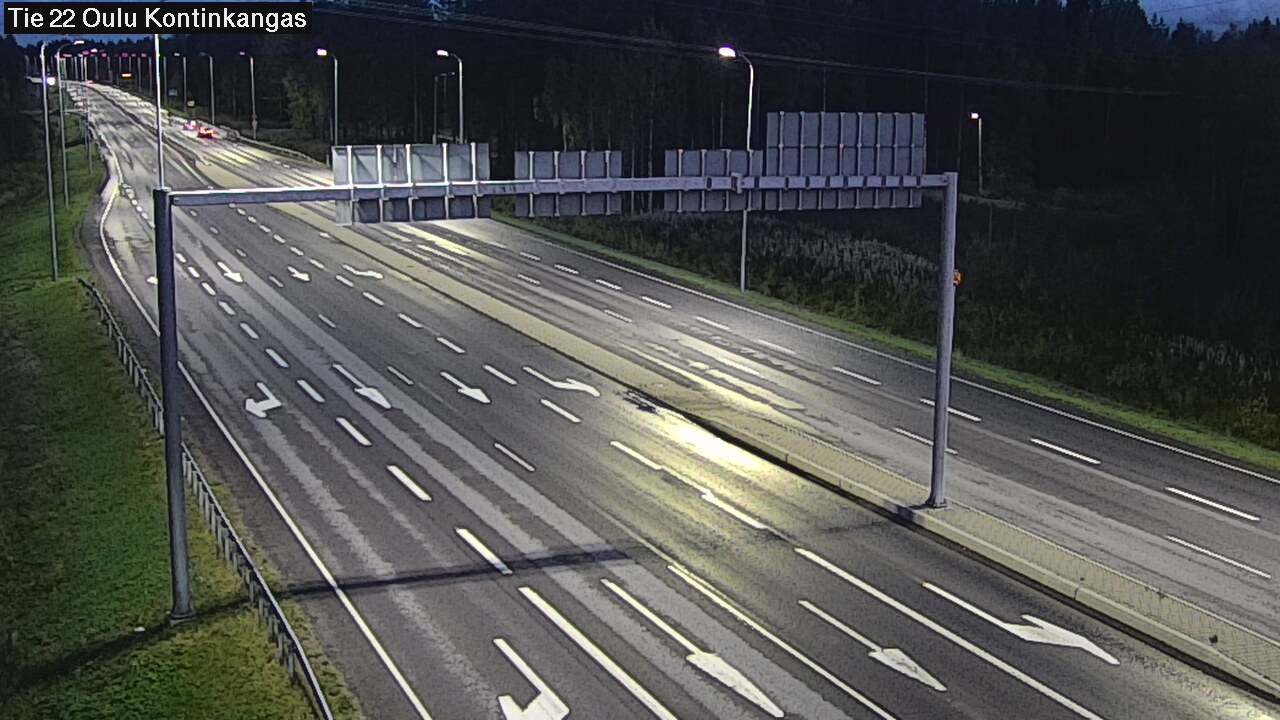 Weather Camera Image Road 22 Oulu Kaukovainio, Oulu, Pohjois-Pohjanmaa