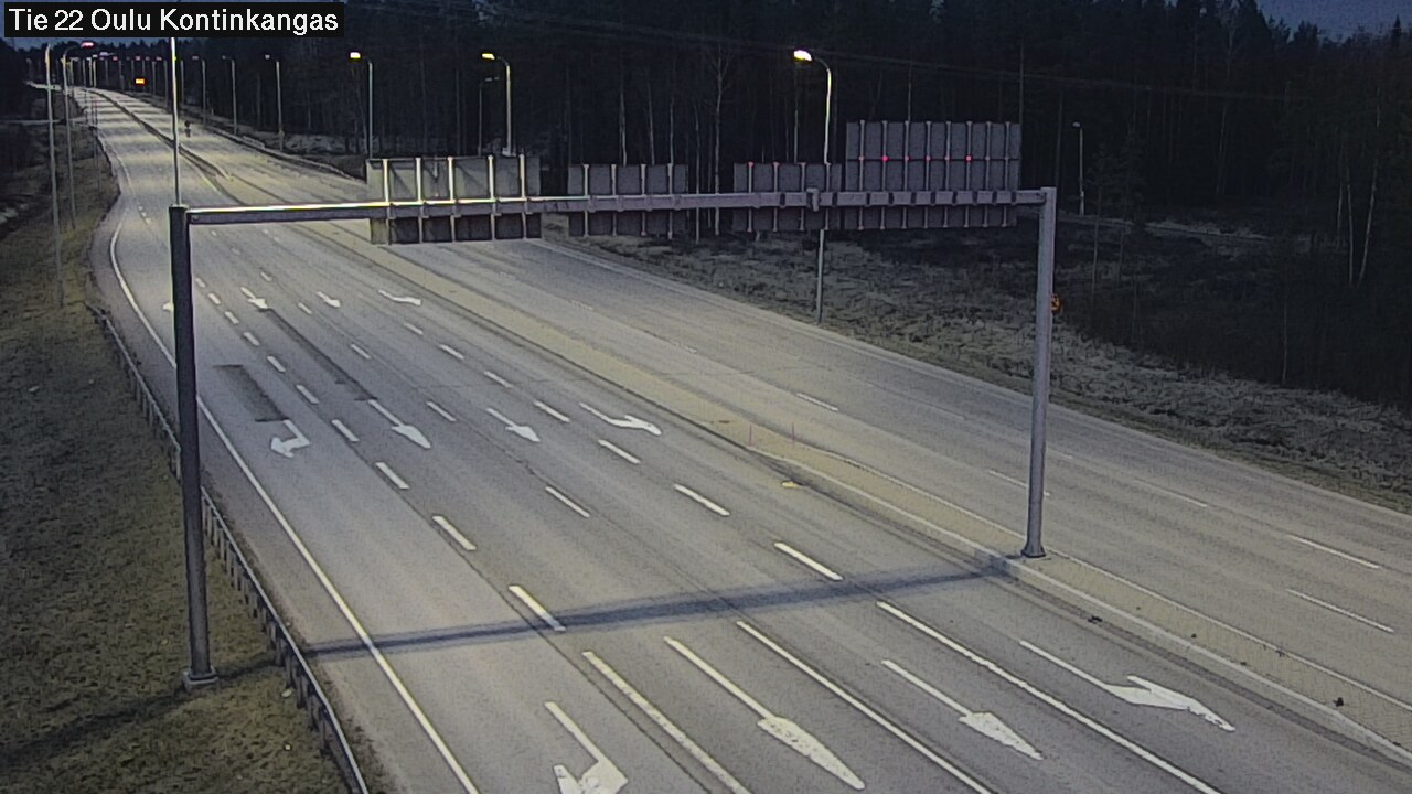 Kelikamerat Kuva Tie 22 Oulu Kaukovainio, Oulu, Pohjois-Pohjanmaa