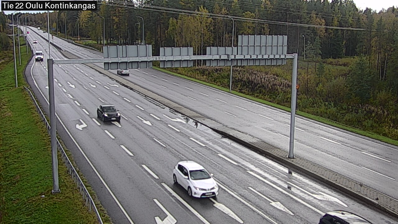 Weather Camera Image Road 22 Oulu Kaukovainio, Oulu, Pohjois-Pohjanmaa