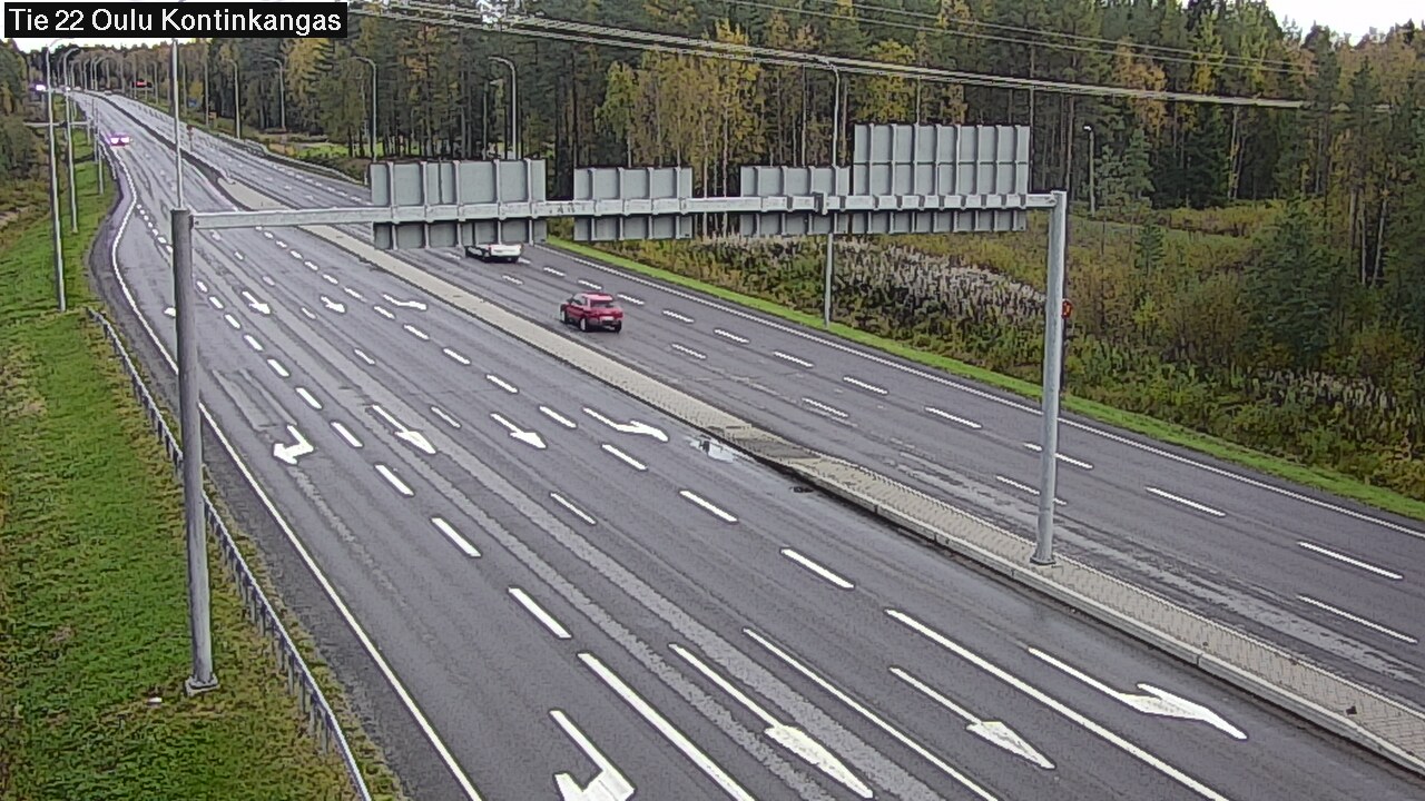 Weather Camera Image Road 22 Oulu Kaukovainio, Oulu, Pohjois-Pohjanmaa