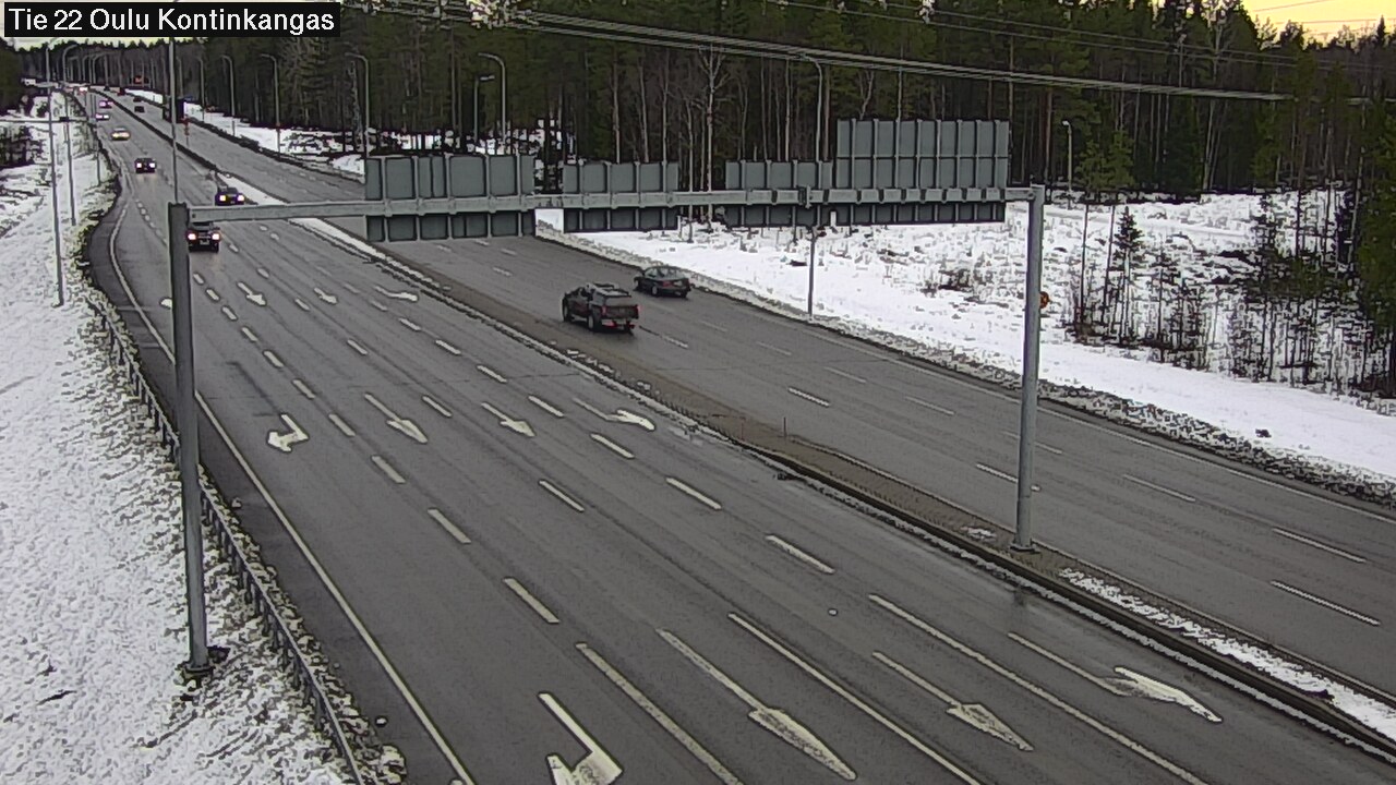 Kelikamerat Kuva Tie 22 Oulu Kaukovainio, Oulu, Pohjois-Pohjanmaa