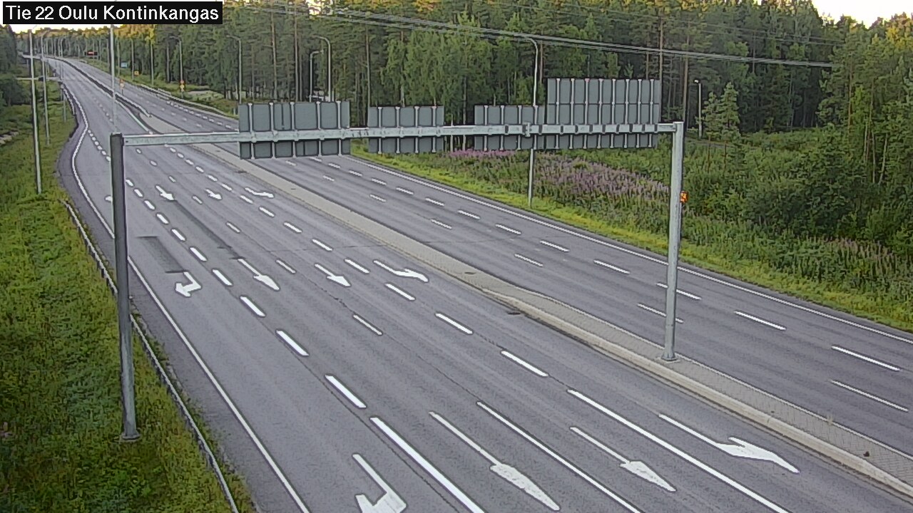 Kelikamerat Kuva Tie 22 Oulu Kaukovainio, Oulu, Pohjois-Pohjanmaa