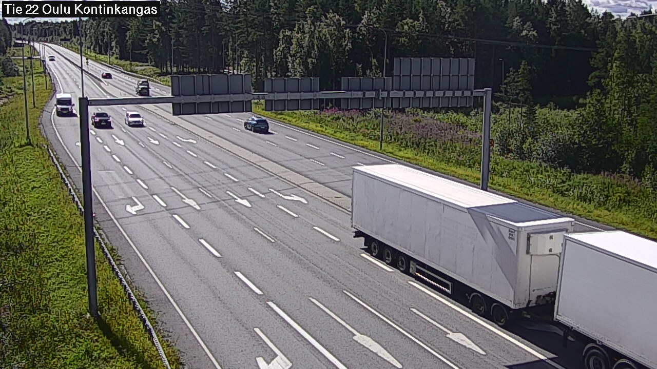 Kelikamerat Kuva Tie 22 Oulu Kaukovainio, Oulu, Pohjois-Pohjanmaa