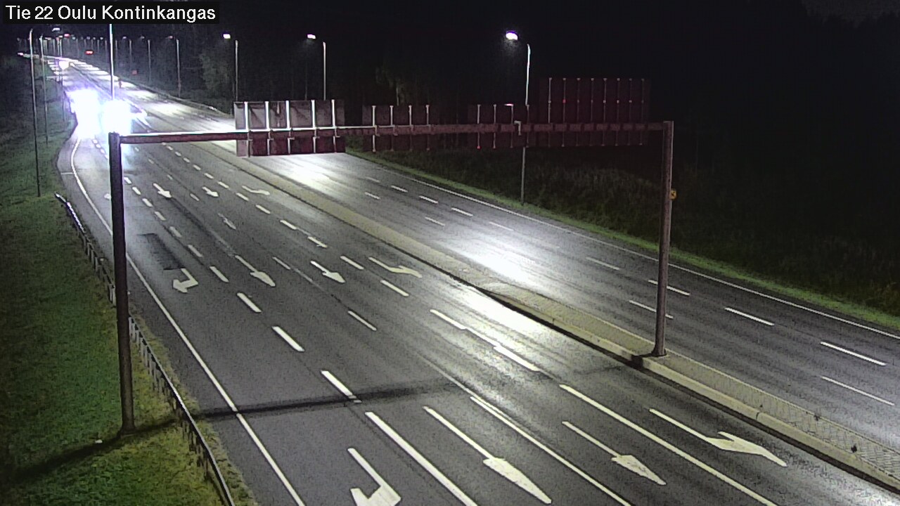 Weather Camera Image Road 22 Oulu Kaukovainio, Oulu, Pohjois-Pohjanmaa