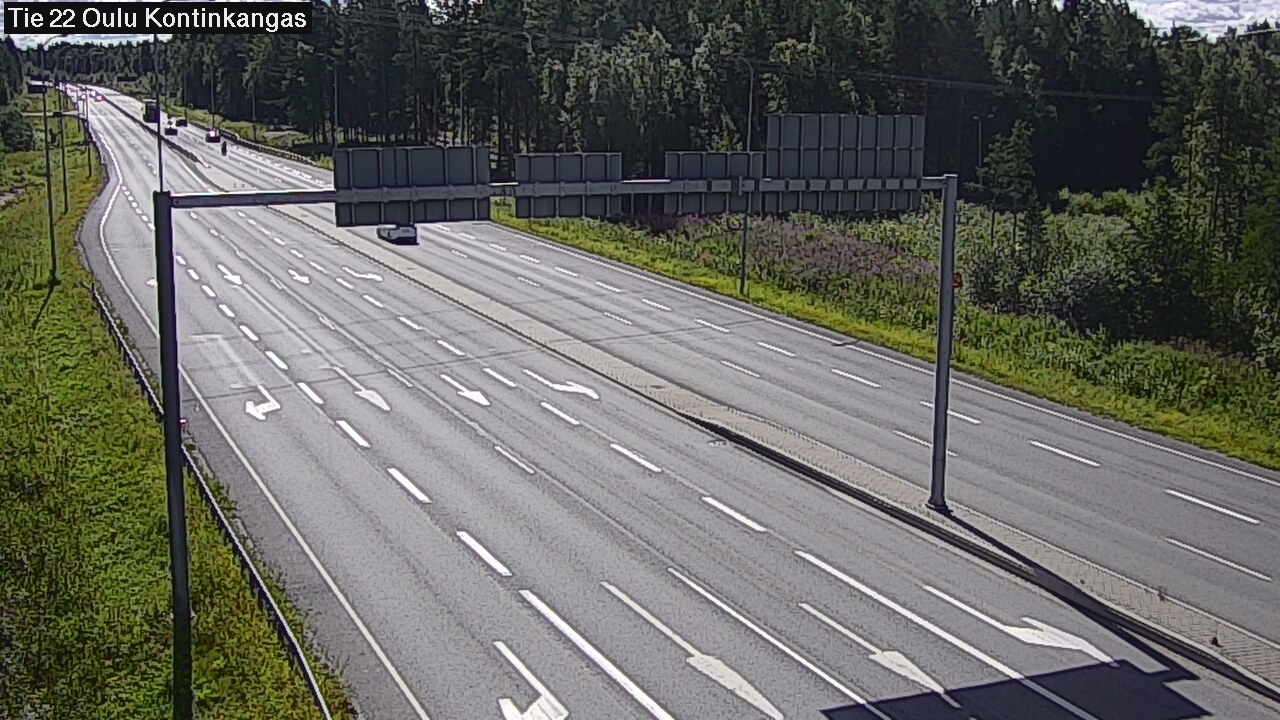 Kelikamerat Kuva Tie 22 Oulu Kaukovainio, Oulu, Pohjois-Pohjanmaa