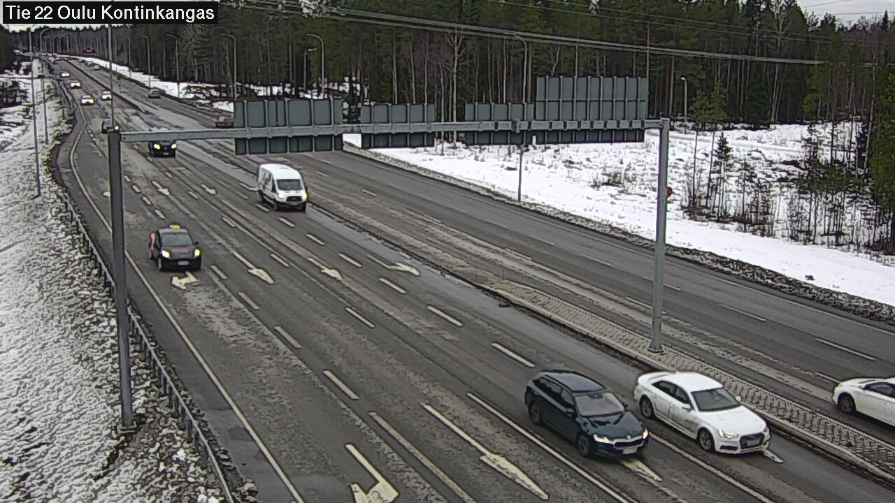 Weather Camera Image Road 22 Oulu Kaukovainio, Oulu, Pohjois-Pohjanmaa