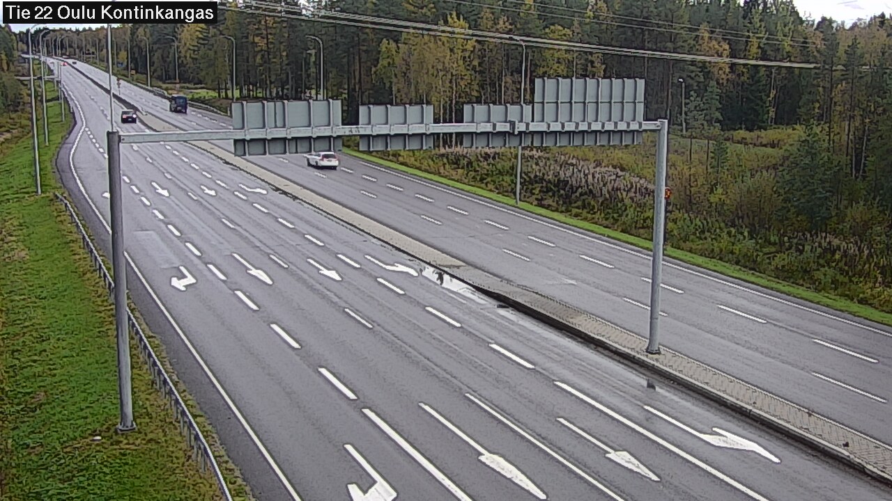 Weather Camera Image Road 22 Oulu Kaukovainio, Oulu, Pohjois-Pohjanmaa