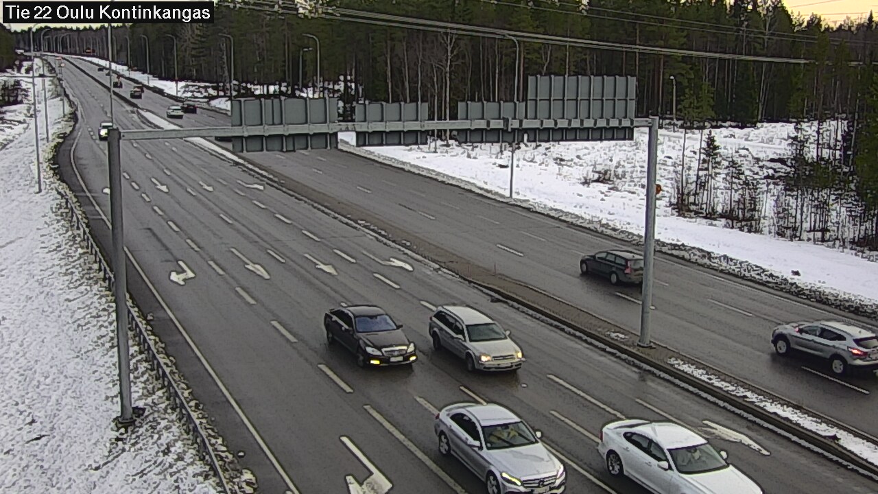 Kelikamerat Kuva Tie 22 Oulu Kaukovainio, Oulu, Pohjois-Pohjanmaa