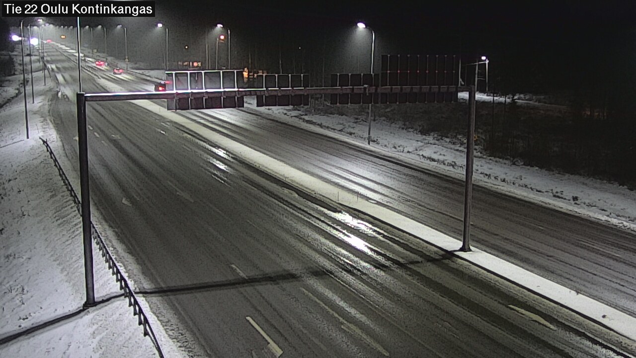 Weather Camera Image Väg 22 Oulu Kaukovainio, Oulu, Pohjois-Pohjanmaa