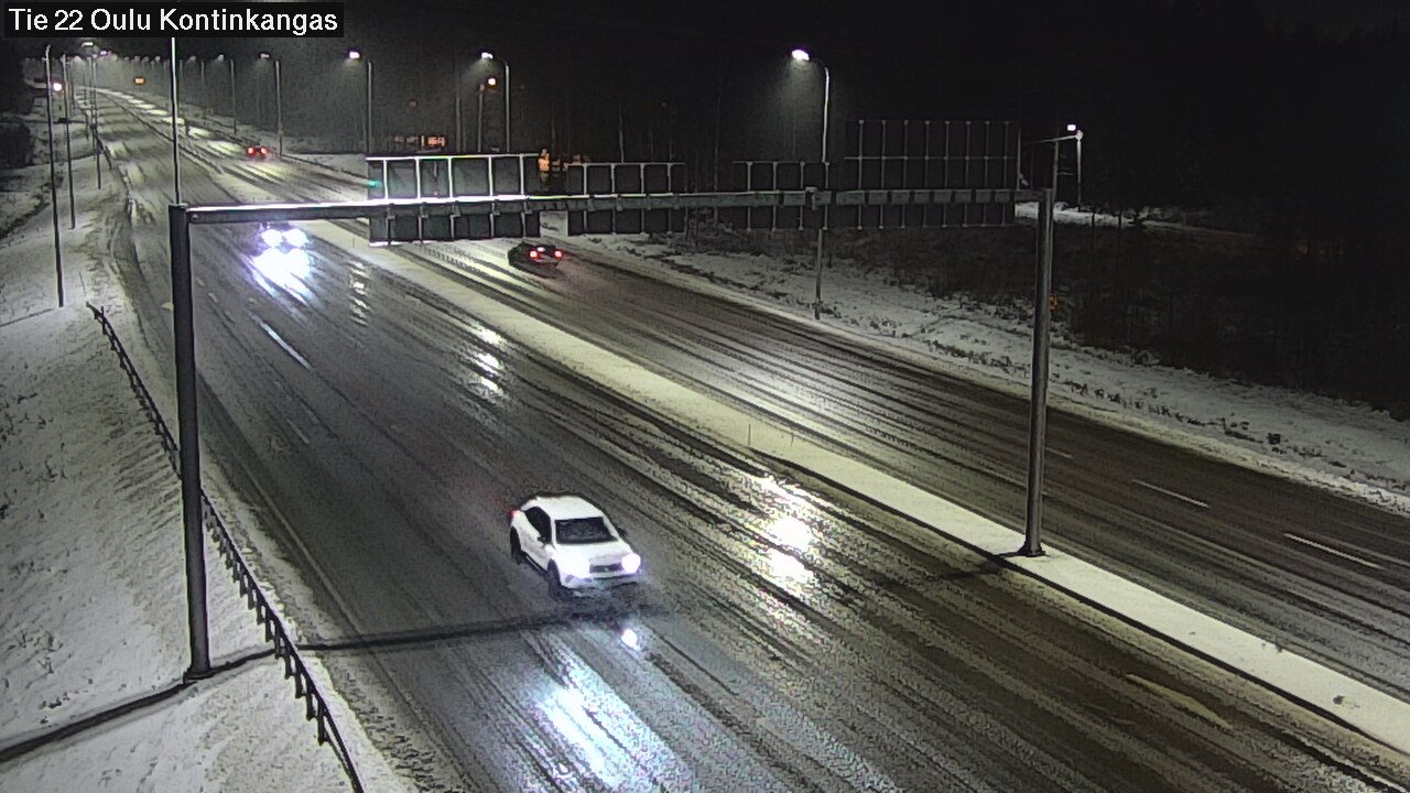 Weather Camera Image Väg 22 Oulu Kaukovainio, Oulu, Pohjois-Pohjanmaa