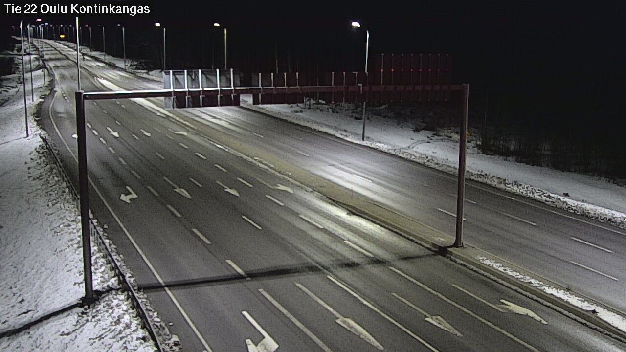 Kelikamerat Kuva Tie 22 Oulu Kaukovainio, Oulu, Pohjois-Pohjanmaa