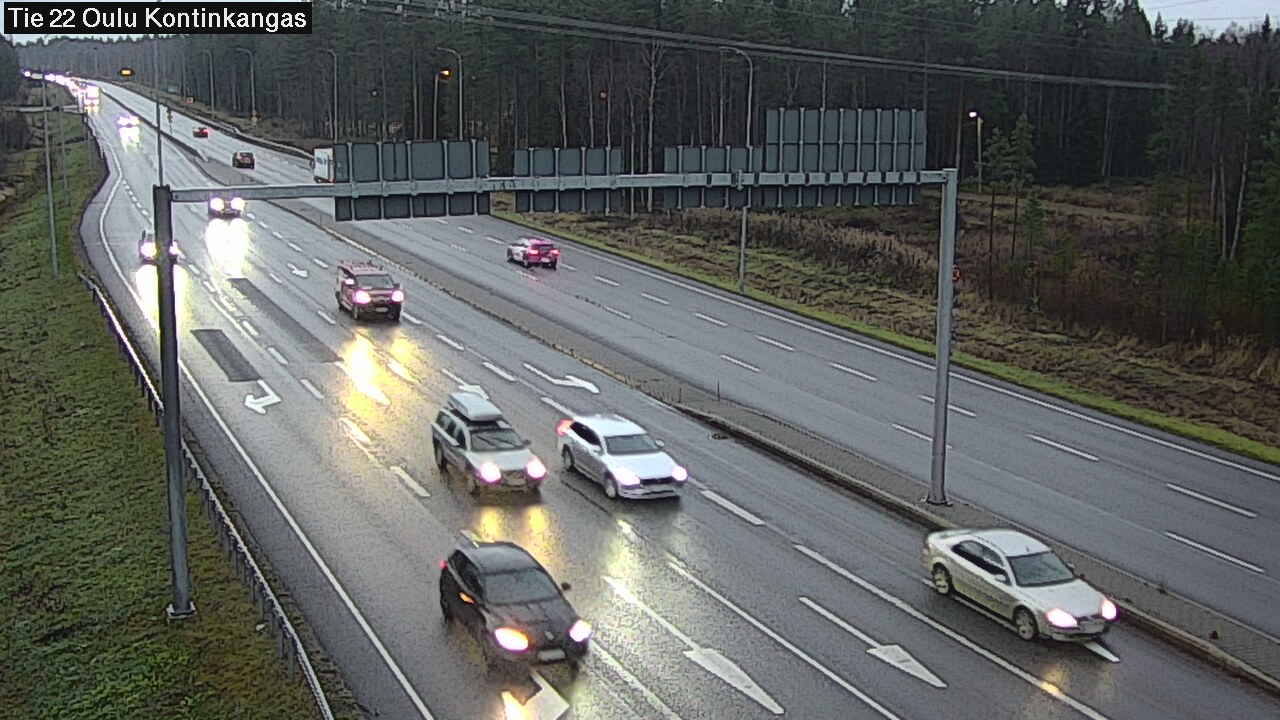 Kelikamerat Kuva Tie 22 Oulu Kaukovainio, Oulu, Pohjois-Pohjanmaa
