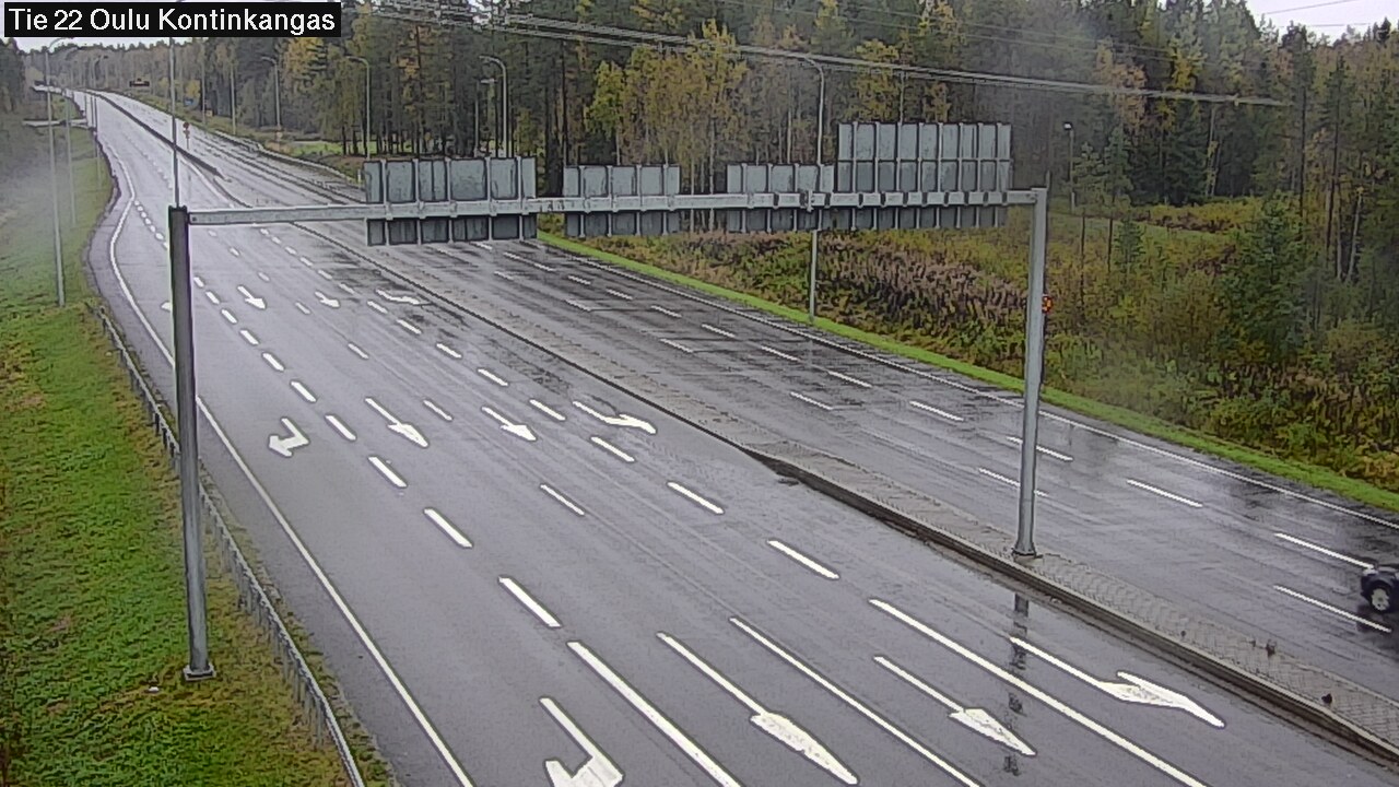 Weather Camera Image Road 22 Oulu Kaukovainio, Oulu, Pohjois-Pohjanmaa