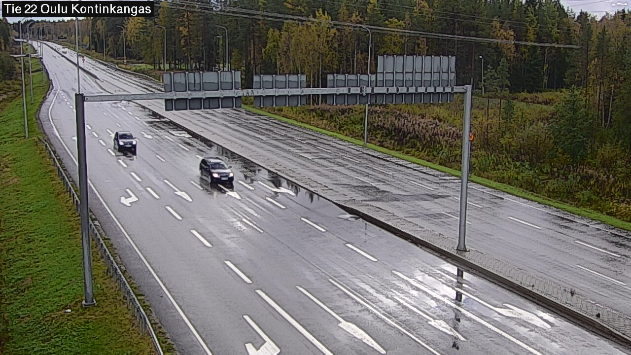 Weather Camera Image Road 22 Oulu Kaukovainio, Oulu, Pohjois-Pohjanmaa