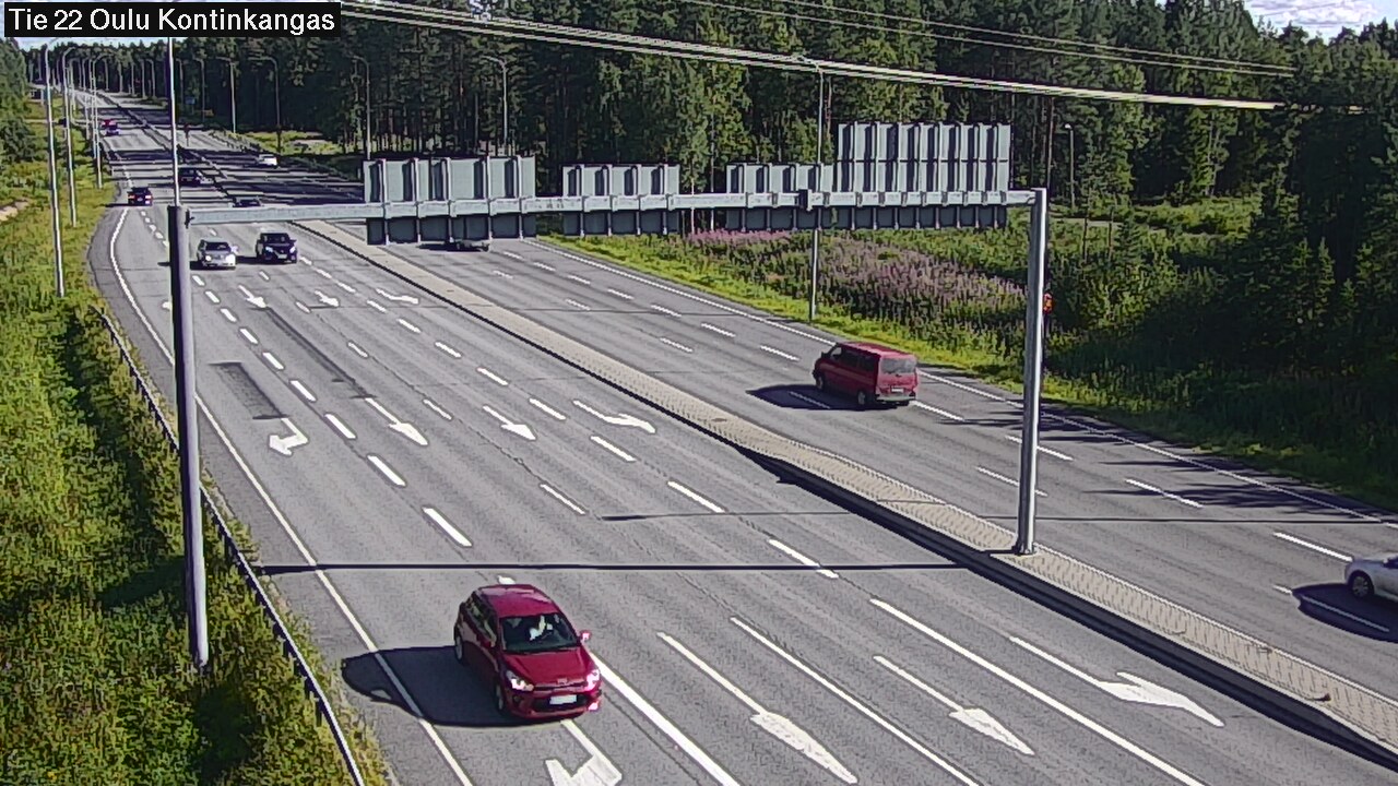 Kelikamerat Kuva Tie 22 Oulu Kaukovainio, Oulu, Pohjois-Pohjanmaa