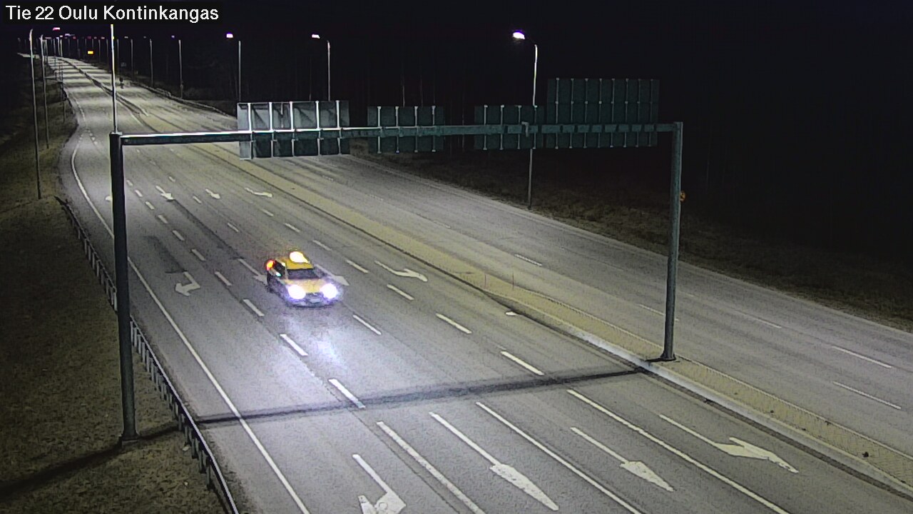 Weather Camera Image Road 22 Oulu Kaukovainio, Oulu, Pohjois-Pohjanmaa
