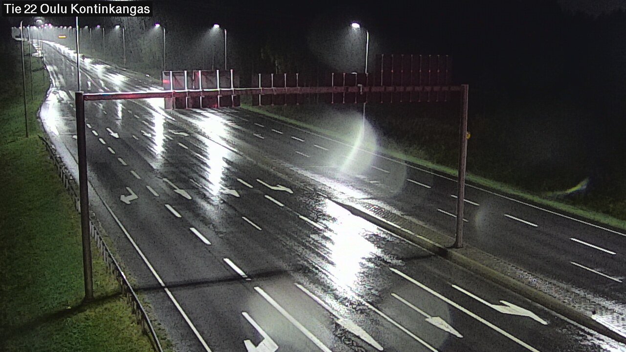 Weather Camera Image Road 22 Oulu Kaukovainio, Oulu, Pohjois-Pohjanmaa