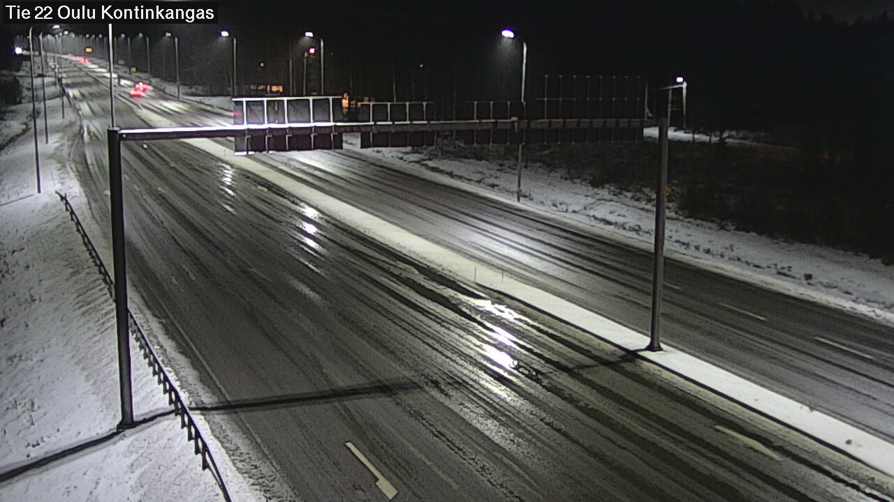 Weather Camera Image Väg 22 Oulu Kaukovainio, Oulu, Pohjois-Pohjanmaa