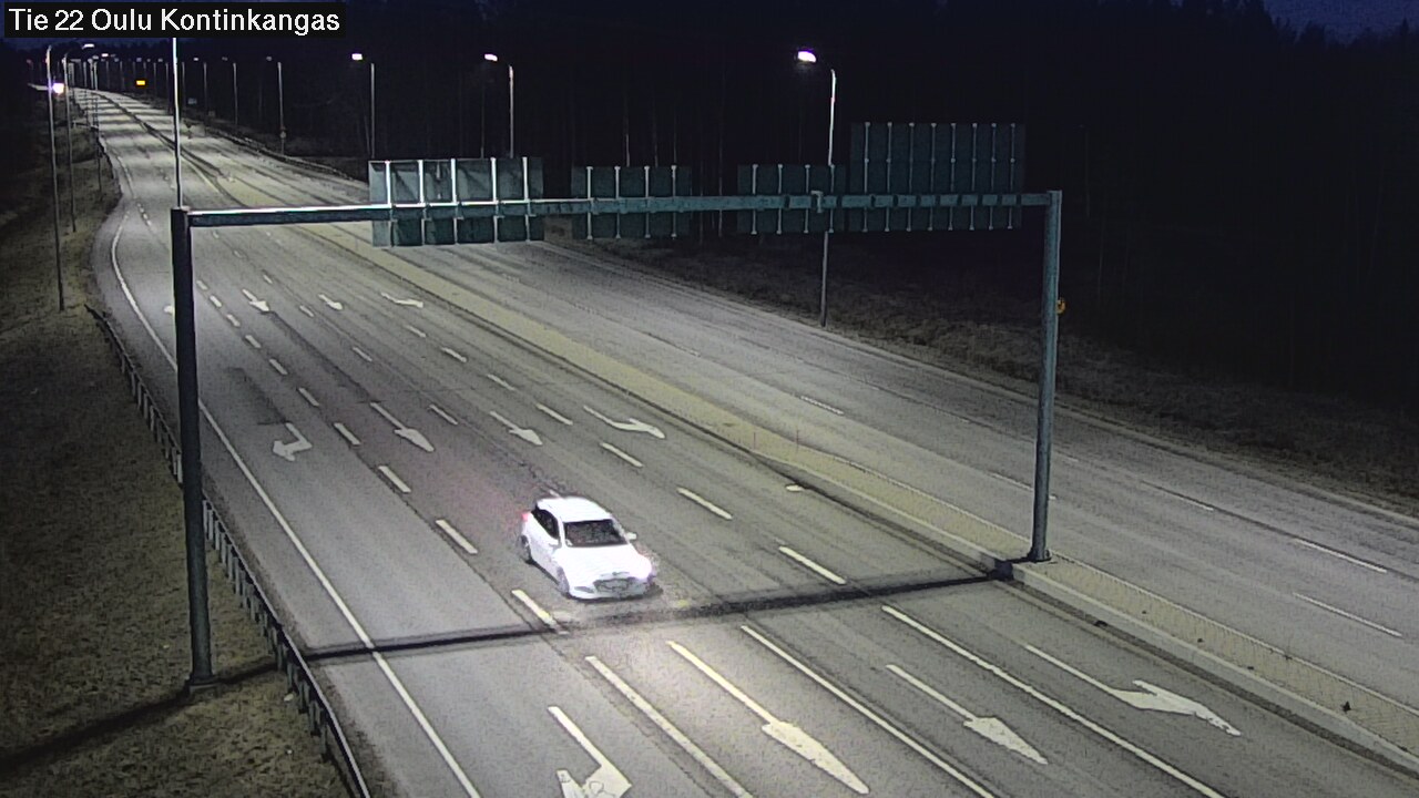 Weather Camera Image Väg 22 Oulu Kaukovainio, Oulu, Pohjois-Pohjanmaa