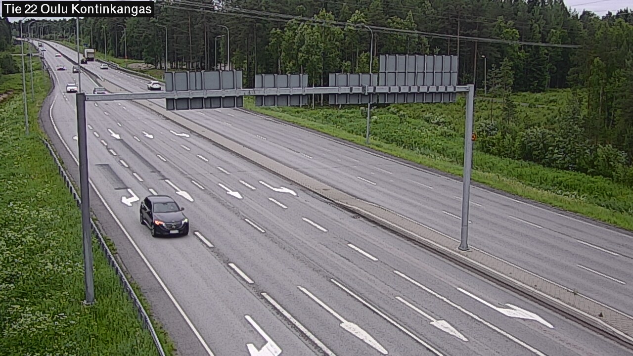Weather Camera Image Road 22 Oulu Kaukovainio, Oulu, Pohjois-Pohjanmaa