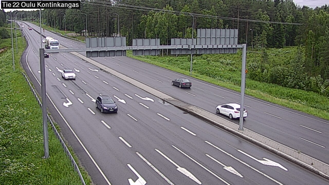 Weather Camera Image Road 22 Oulu Kaukovainio, Oulu, Pohjois-Pohjanmaa