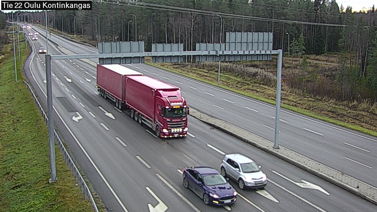 Kelikamerat Kuva Tie 22 Oulu Kaukovainio, Oulu, Pohjois-Pohjanmaa