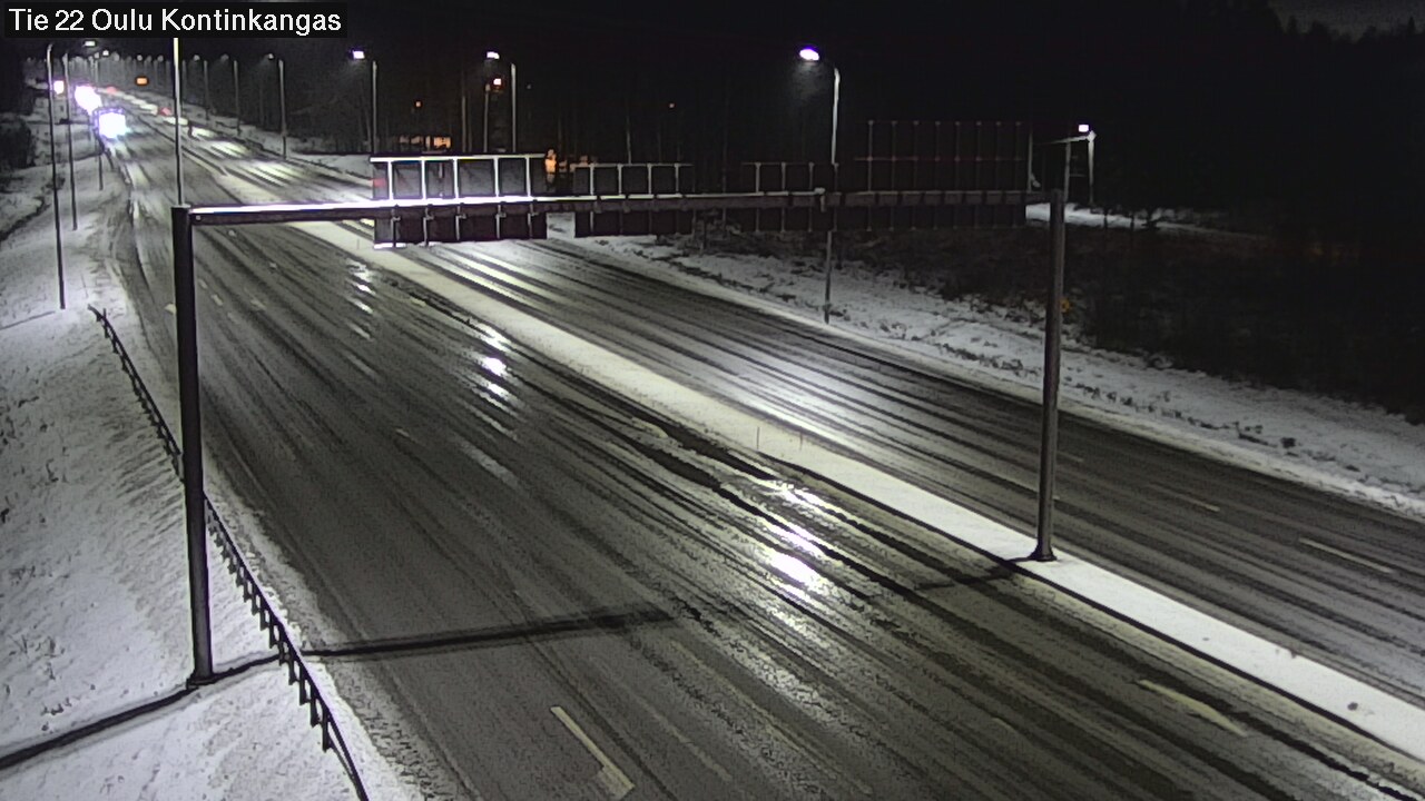 Weather Camera Image Väg 22 Oulu Kaukovainio, Oulu, Pohjois-Pohjanmaa