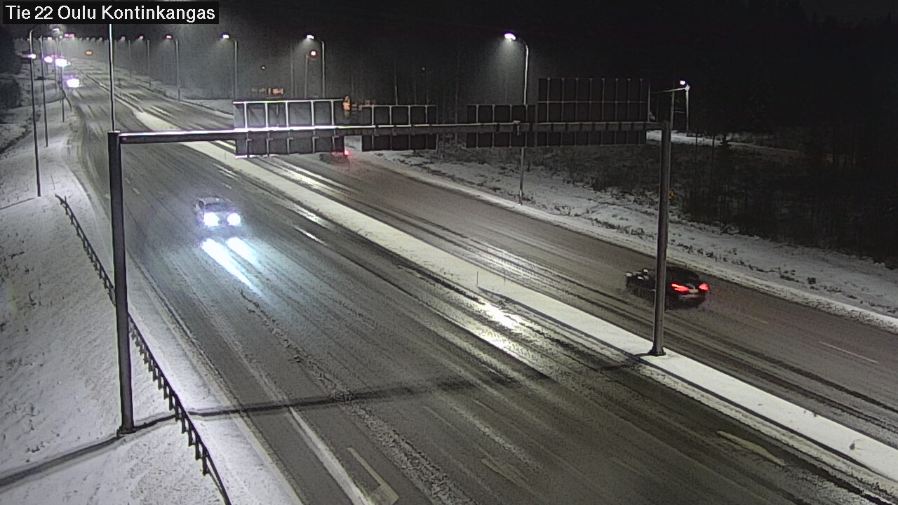 Weather Camera Image Väg 22 Oulu Kaukovainio, Oulu, Pohjois-Pohjanmaa