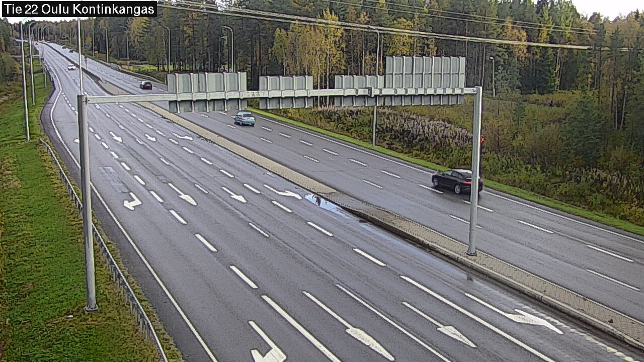 Weather Camera Image Road 22 Oulu Kaukovainio, Oulu, Pohjois-Pohjanmaa
