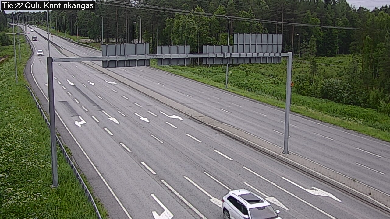 Weather Camera Image Road 22 Oulu Kaukovainio, Oulu, Pohjois-Pohjanmaa