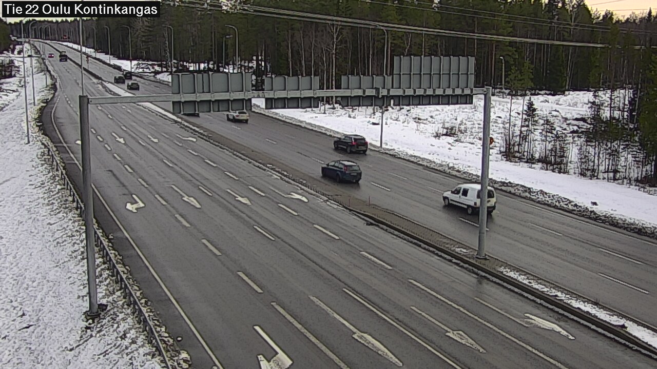 Kelikamerat Kuva Tie 22 Oulu Kaukovainio, Oulu, Pohjois-Pohjanmaa