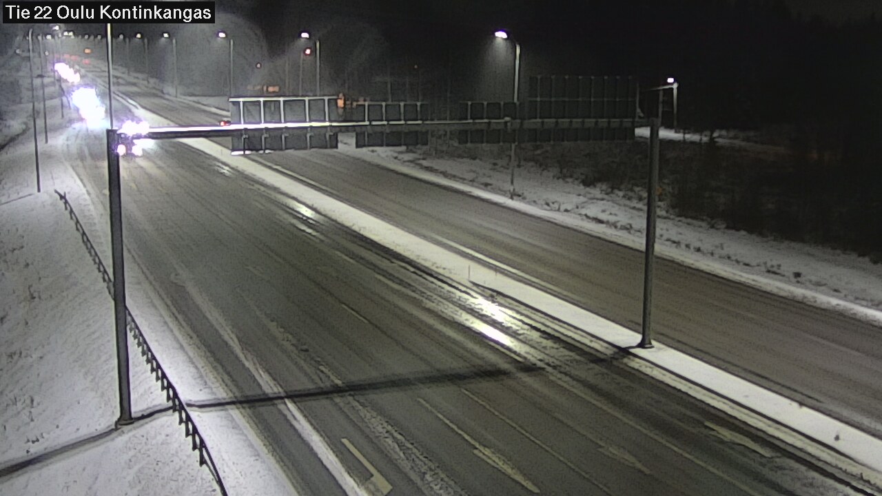 Weather Camera Image Väg 22 Oulu Kaukovainio, Oulu, Pohjois-Pohjanmaa
