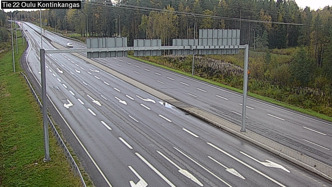 Weather Camera Image Road 22 Oulu Kaukovainio, Oulu, Pohjois-Pohjanmaa