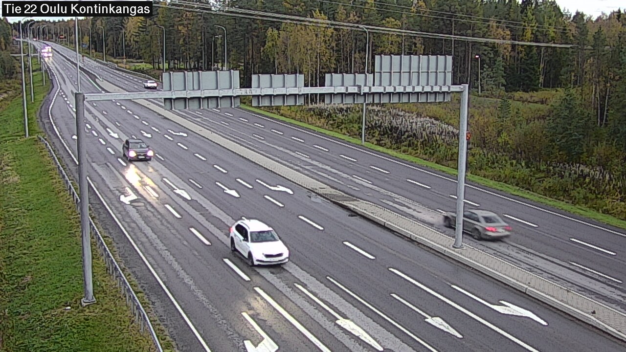 Weather Camera Image Road 22 Oulu Kaukovainio, Oulu, Pohjois-Pohjanmaa