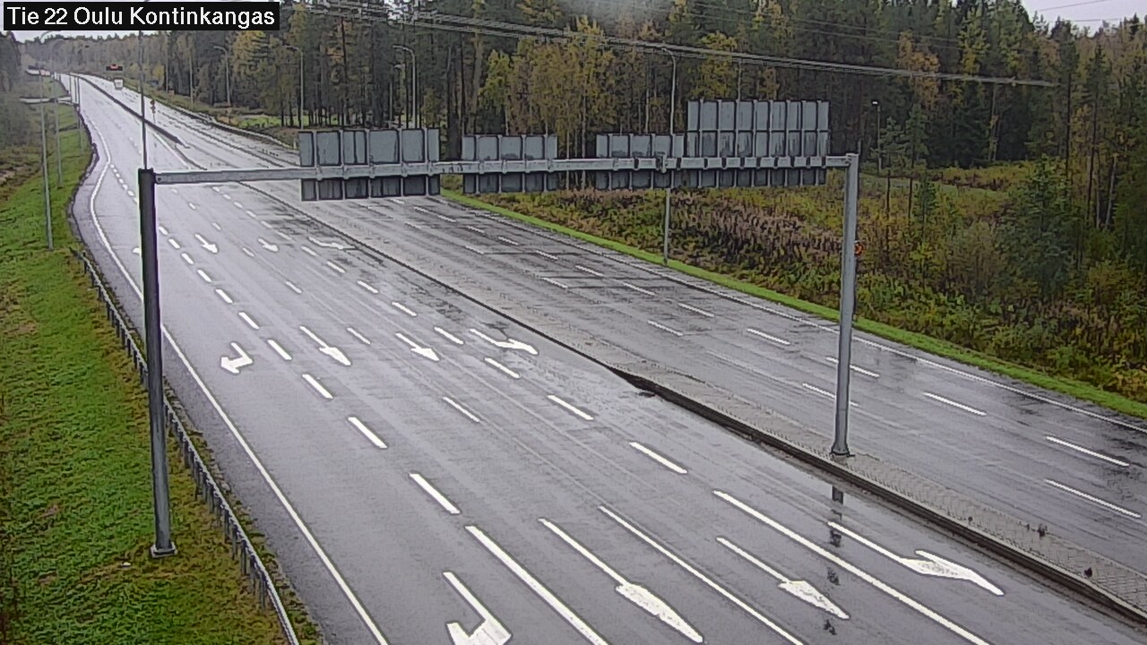 Weather Camera Image Road 22 Oulu Kaukovainio, Oulu, Pohjois-Pohjanmaa