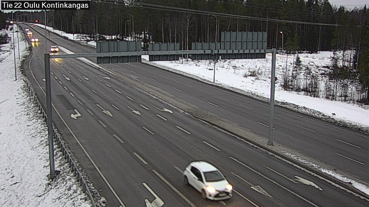 Kelikamerat Kuva Tie 22 Oulu Kaukovainio, Oulu, Pohjois-Pohjanmaa