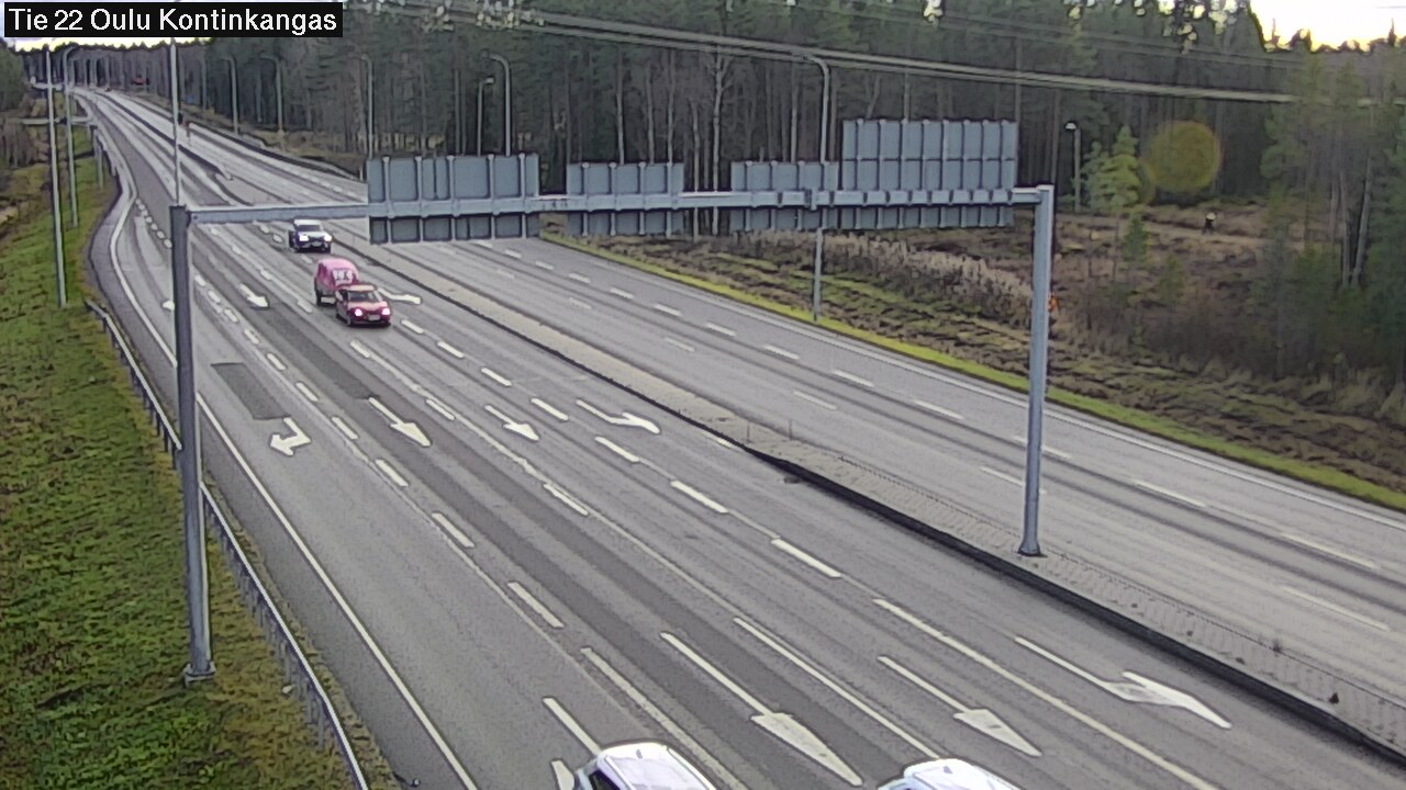 Kelikamerat Kuva Tie 22 Oulu Kaukovainio, Oulu, Pohjois-Pohjanmaa