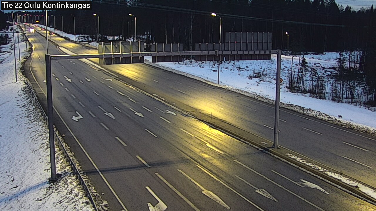 Kelikamerat Kuva Tie 22 Oulu Kaukovainio, Oulu, Pohjois-Pohjanmaa