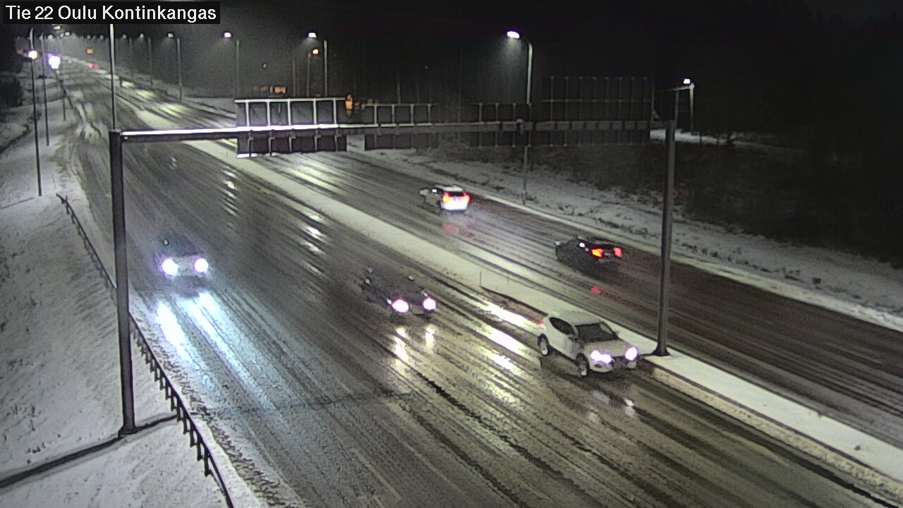 Weather Camera Image Väg 22 Oulu Kaukovainio, Oulu, Pohjois-Pohjanmaa