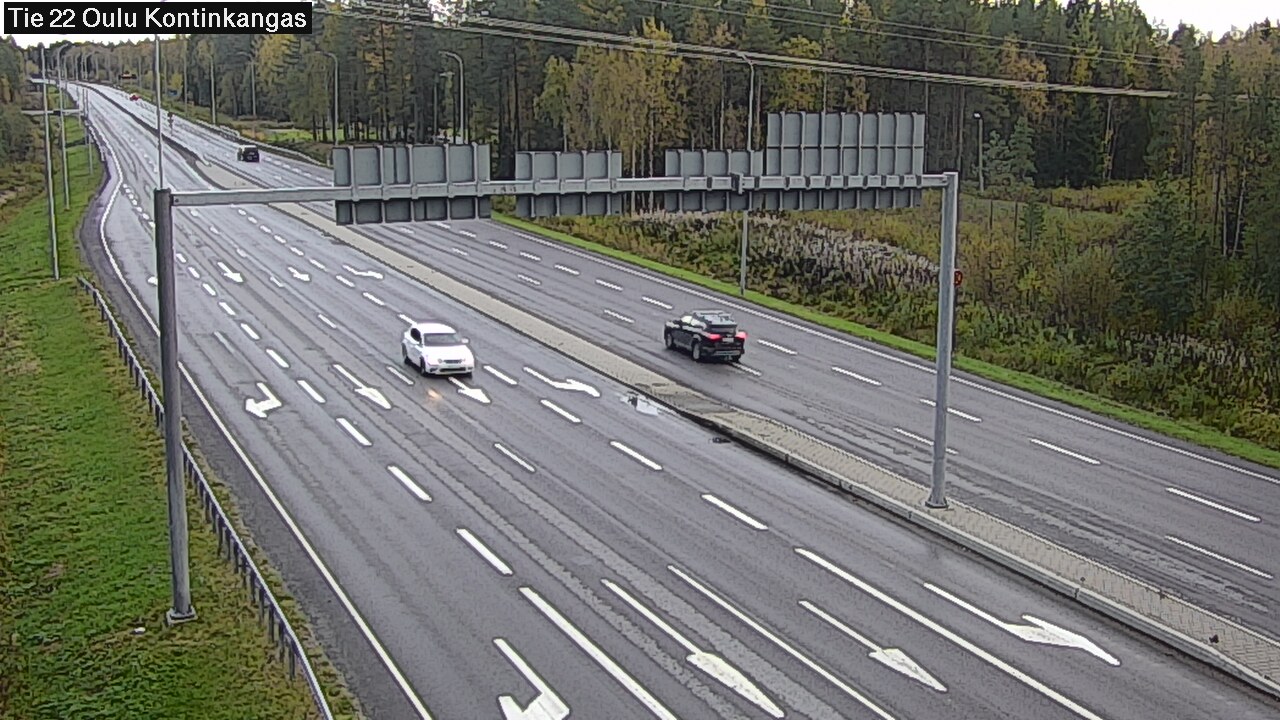 Weather Camera Image Road 22 Oulu Kaukovainio, Oulu, Pohjois-Pohjanmaa
