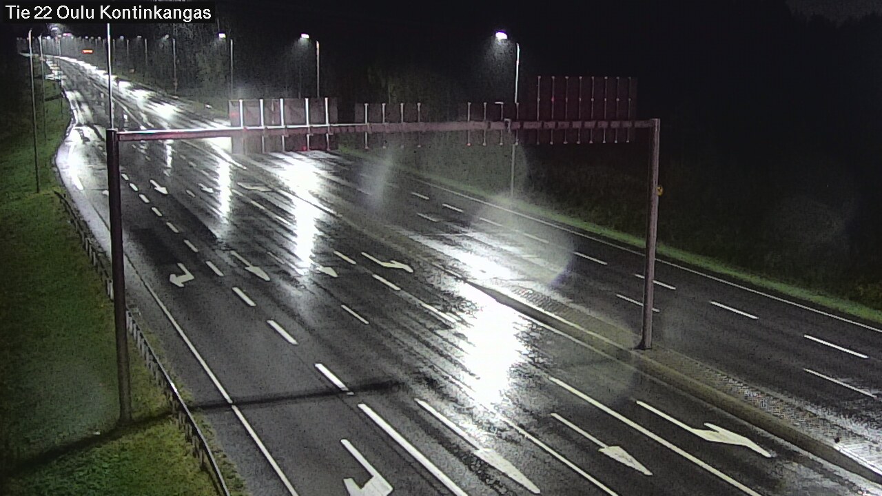Weather Camera Image Road 22 Oulu Kaukovainio, Oulu, Pohjois-Pohjanmaa