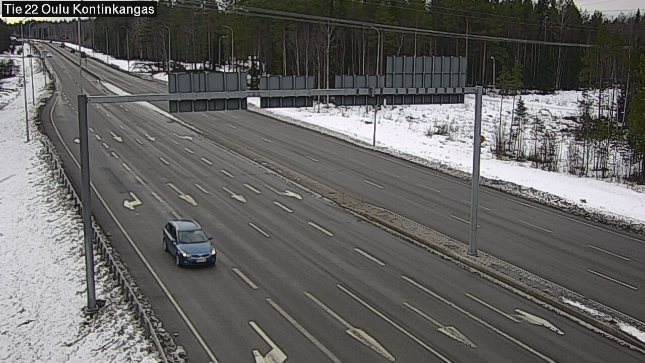 Kelikamerat Kuva Tie 22 Oulu Kaukovainio, Oulu, Pohjois-Pohjanmaa