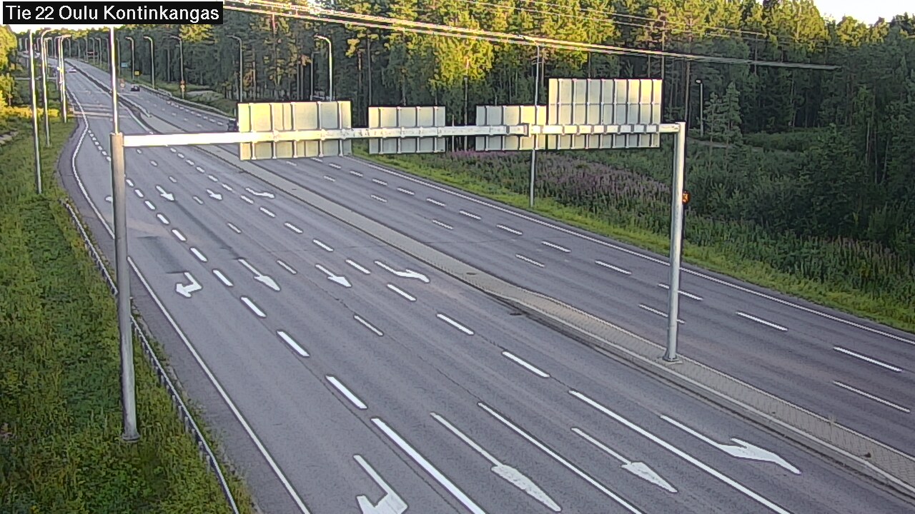 Kelikamerat Kuva Tie 22 Oulu Kaukovainio, Oulu, Pohjois-Pohjanmaa
