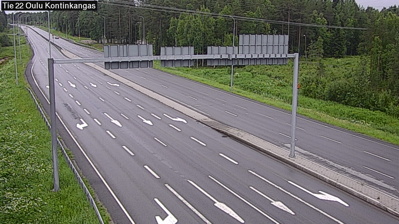 Weather Camera Image Road 22 Oulu Kaukovainio, Oulu, Pohjois-Pohjanmaa